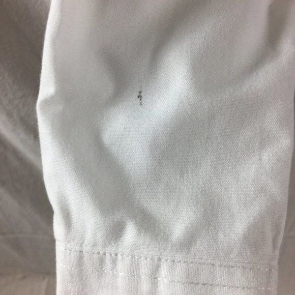 Current/Elliott Women's Prep School Shirt Poplin Button Down Blue Stripes 0/XS - Picture 7 of 8